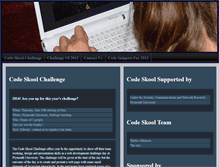 Tablet Screenshot of codeskool.net